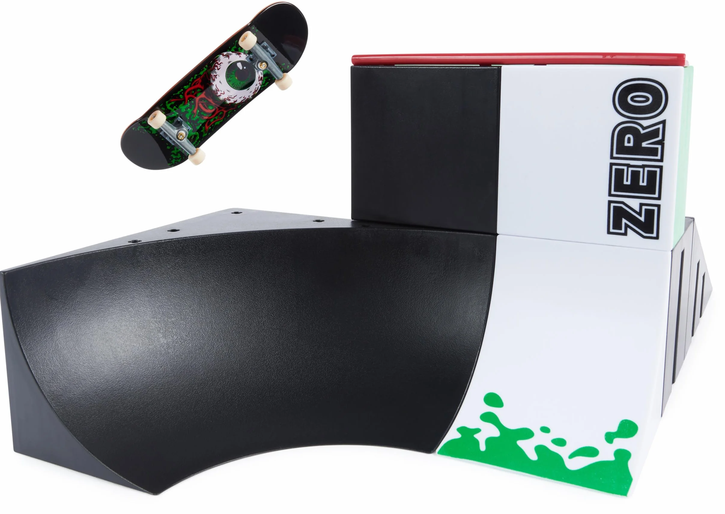 Tech Deck X-Connect zestaw startowy – Bowl Builder 2.0 zestaw ramp z autentyczną tablicą na palce marki Zero i akcesoriami, od 6 lat