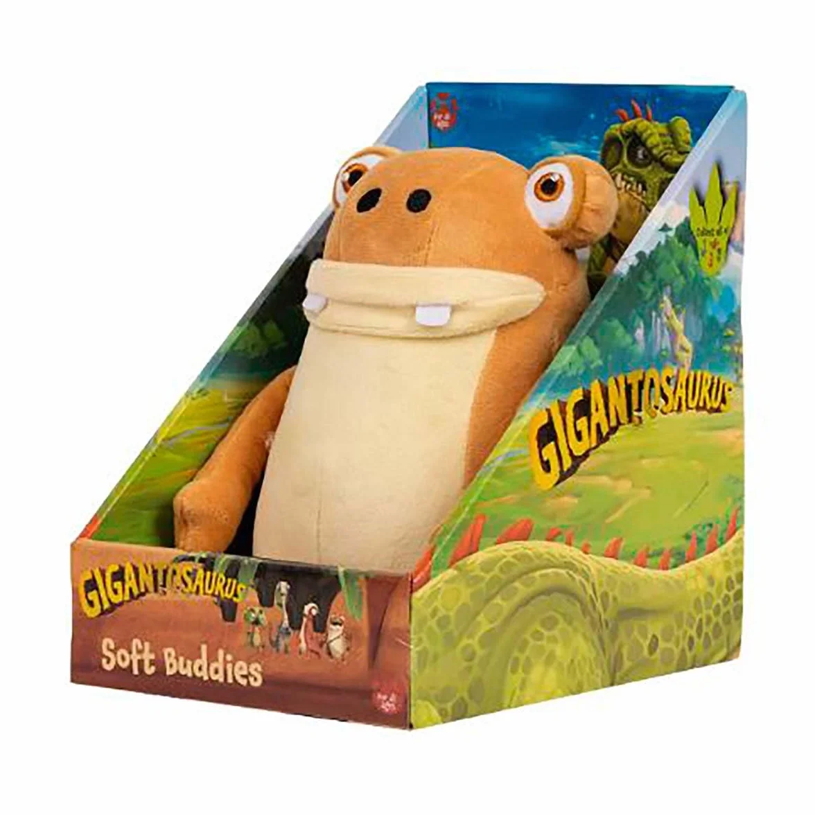Gigantosaurus, Dinozaur, 25 cm pluszak, losowy model, zabawka dla dzieci od urodzenia, GIOCHI PREZIOSI, GGN04