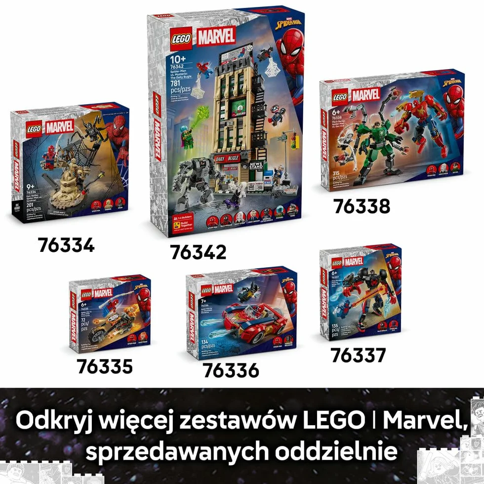 LEGO ǀ Marvel Groot w stroju Ravagera, zabawka dla dzieci do zbudowania, ruchoma figurka superbohatera z filmu Strażnicy Galaktyki Vol. 2, pomysł na prezent dla chłopców i dziewczynek od 10 lat 76341