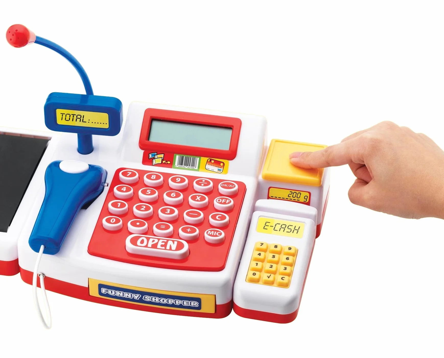 Supermarktkasse mit Scanner