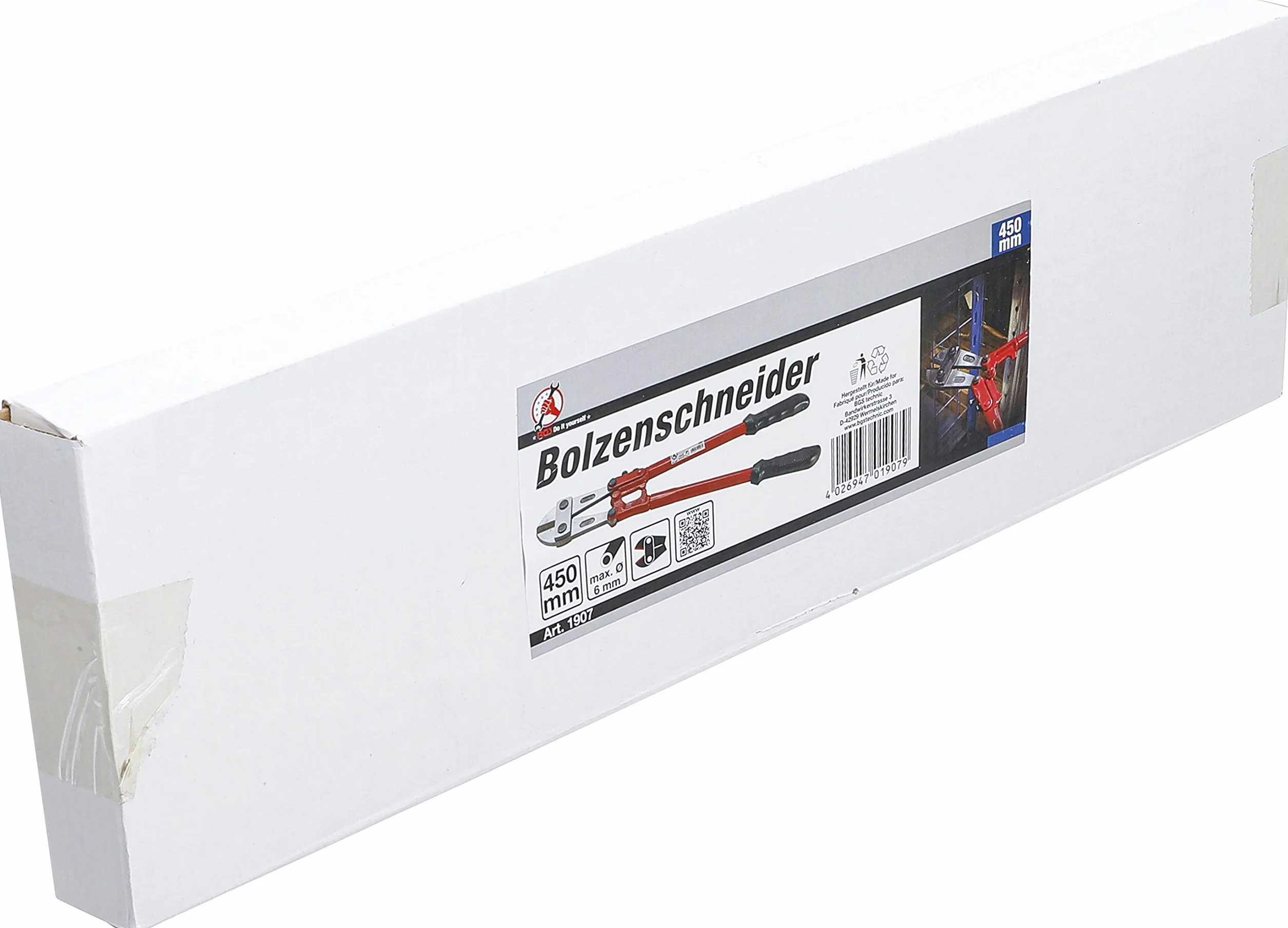BGS Diy 1907 | Szczypce do sworzni z hartowanymi szczękami | 450 mm