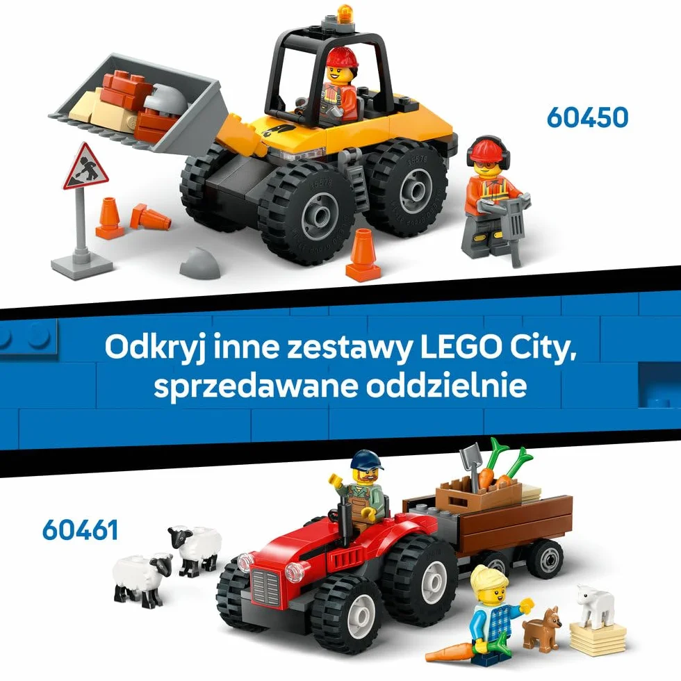LEGO City Wóz Strażacki z Drabiną, Edukacyjna Zabawka dla Dziecka do Zbudowania, Pojazd z Minifigurkami Strażaków, Kreatywny Prezent dla 4-latka, dla Chłopca i Dziewczynki, dla Przedszkolaka, 60463