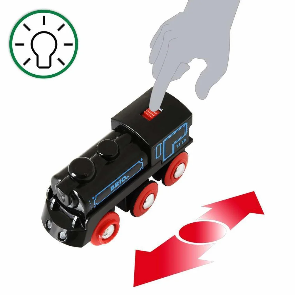 Brio 63359900 Klasyczna Lokomotywa Z Usb (63359900) Bezpieczna Zabawka Dla Dzieci Powyżej 3 Lat