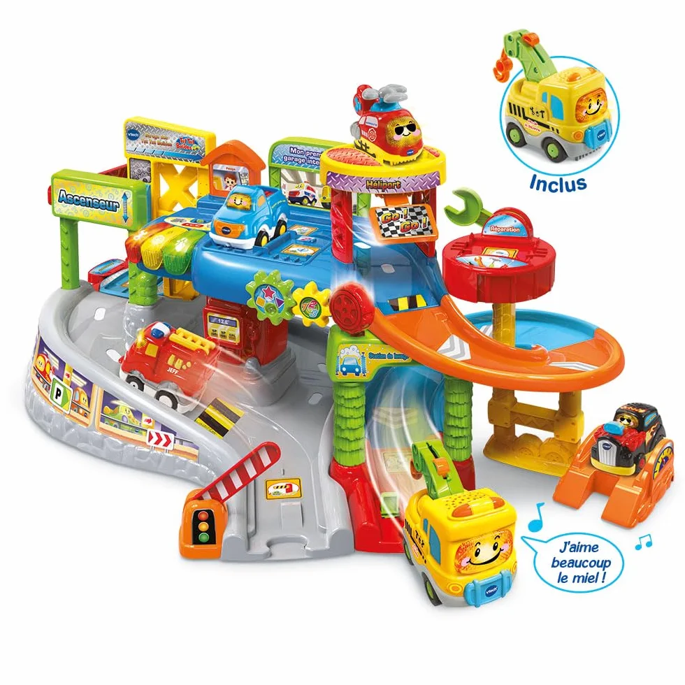 Vtech - Uniwersalne Interaktywne Bolds First Garage Tut, 80-512775, wielokolorowe
