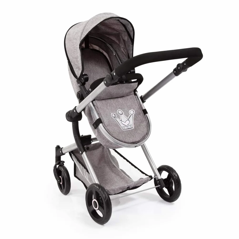 Bayer Design Neo Vario Wózek dla Lalek, Szary, od 3 Lat