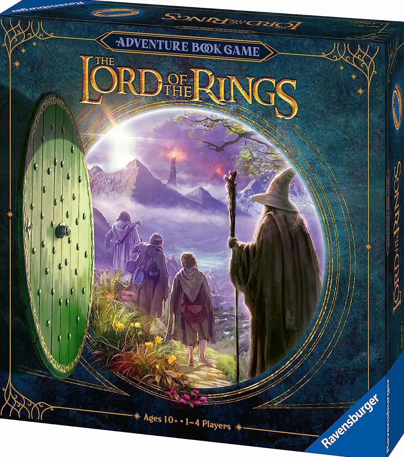 Ravensburger Lord of the Rings Adventure Book - wciągająca rodzinna gra planszowa dla dzieci i dorosłych w wieku 10 lat i starszych od 1 do 4 graczy