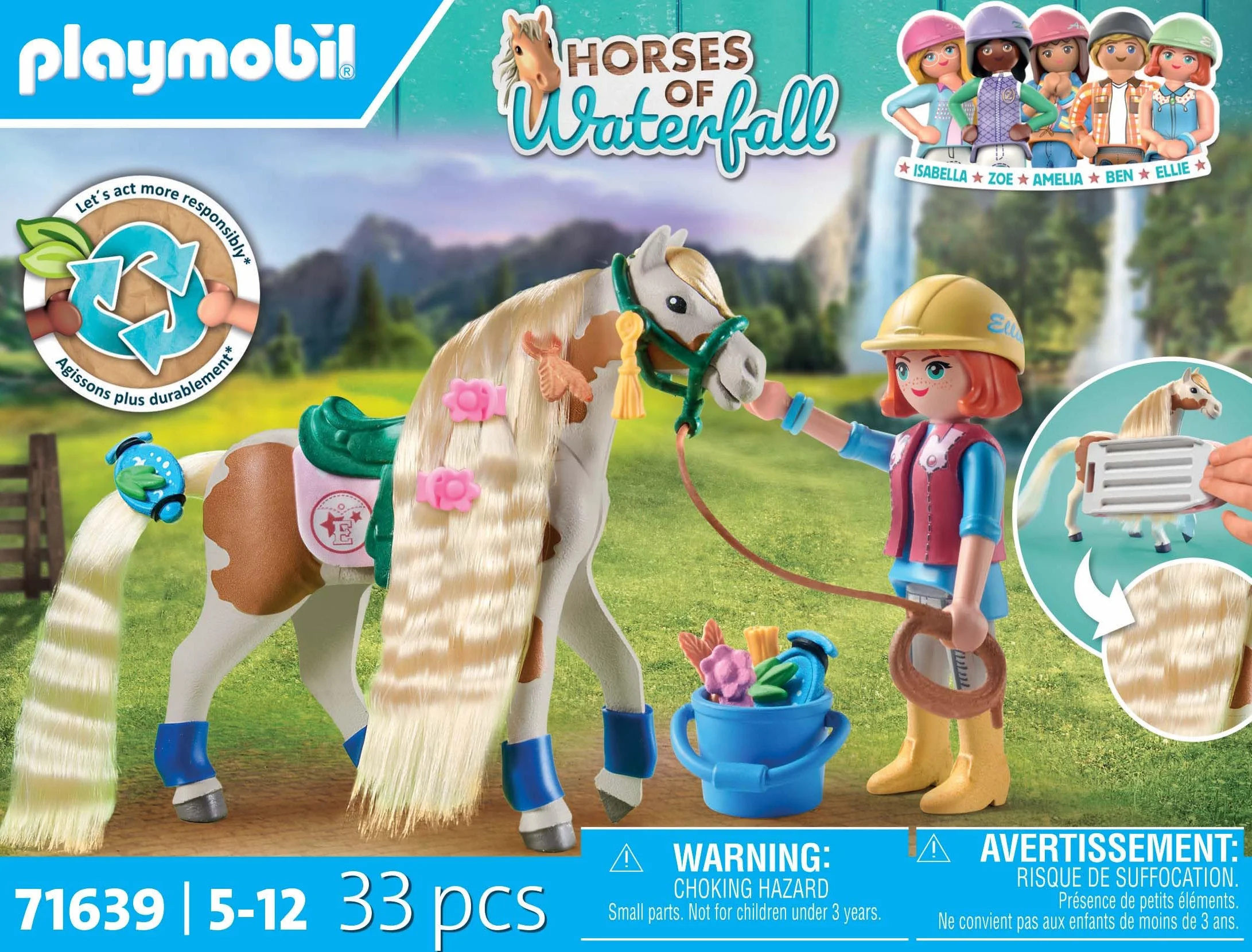 PLAYMOBIL Horses of Waterfall 71639 Ellie z koniem, od 5 lat