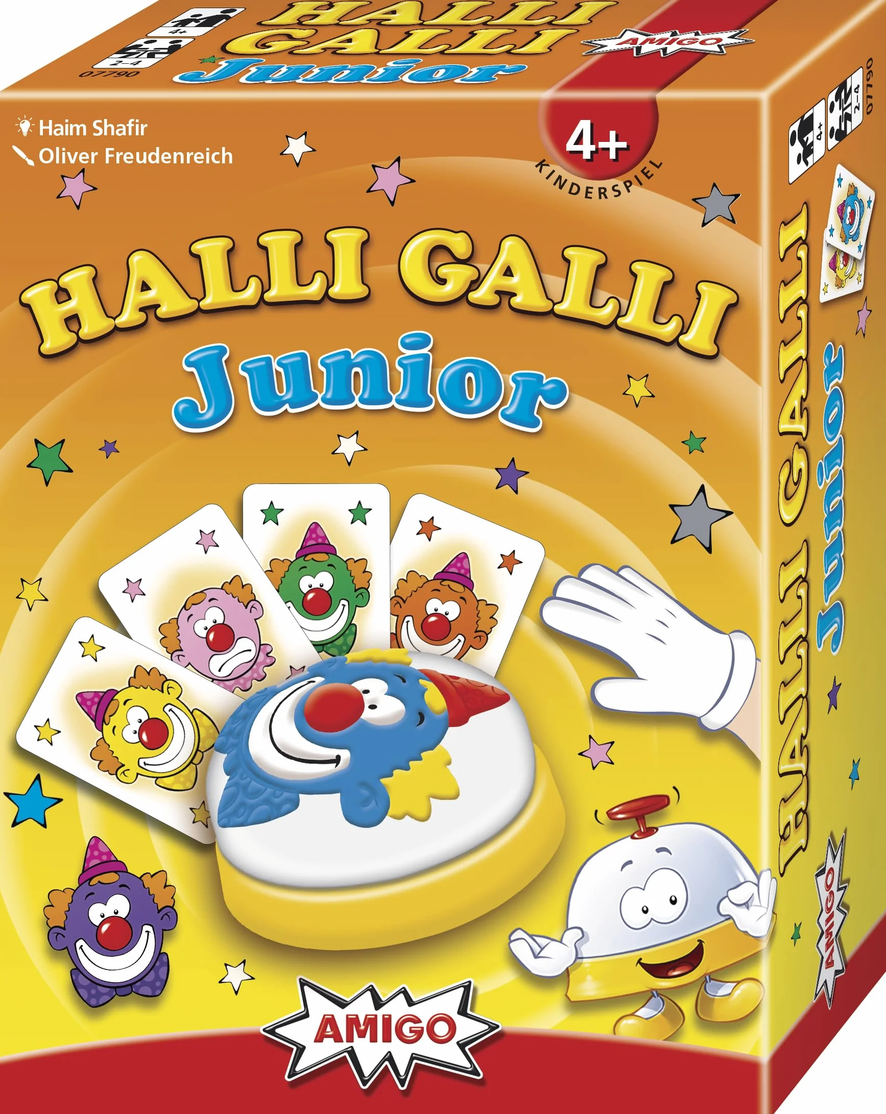 Amigo Halli Galli Junior Gra Karciana, Wielokolorowy, od 4 lat