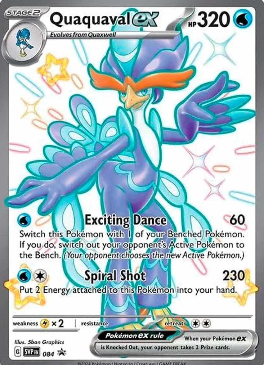 Pokemon Jumbo Pack 3 Karty Inicjalne Najnowsze Evolutions Scarlet & Purpura, Skeledirge EX, Meowscarada EX i Quaquaval EX, Jumbo XXL Karty promocyjne, Duże Karty w języku angielskim