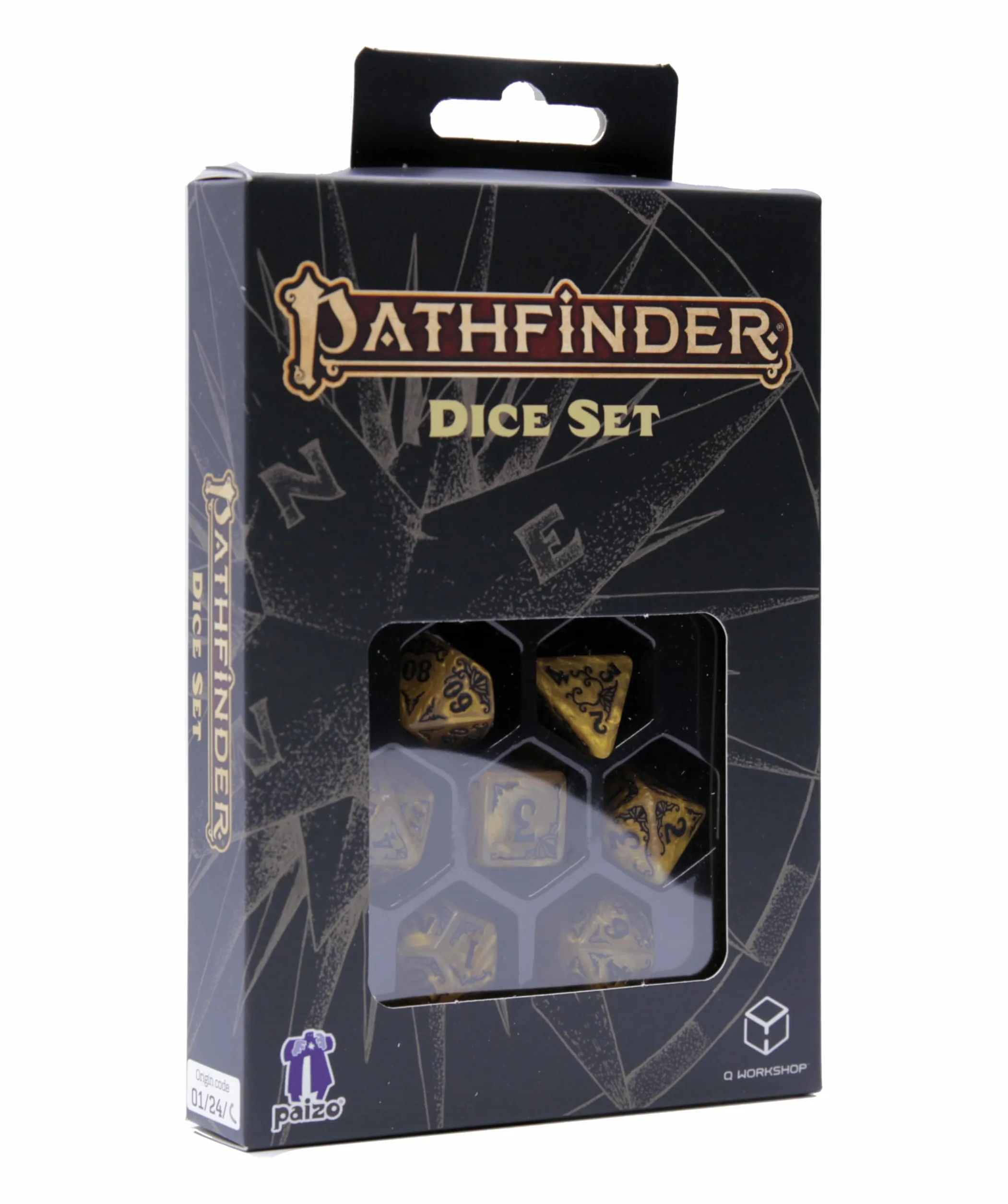 Q-Workshop Pathfinder zestaw kości azlanta akcesoria