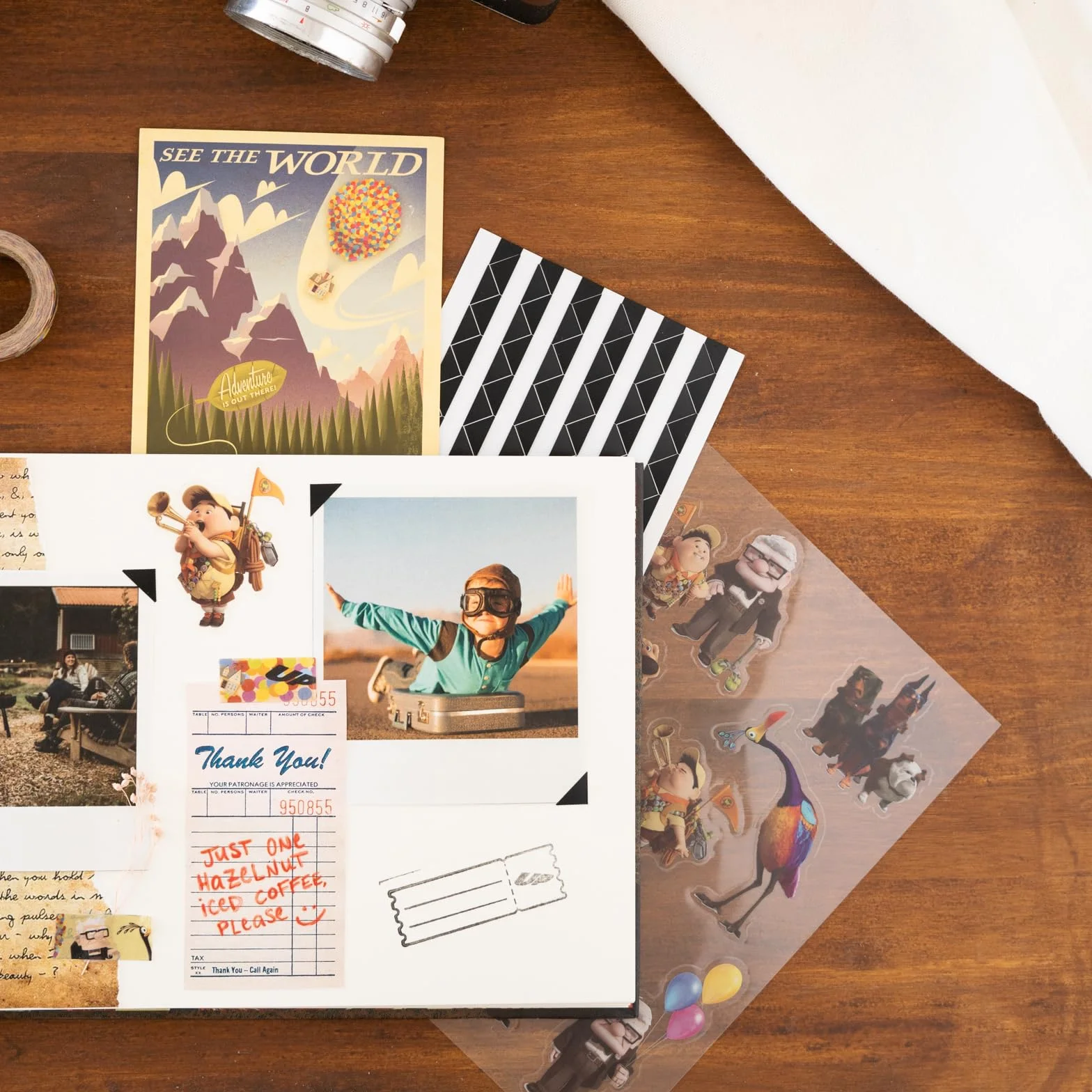 Grupo Erik Scrapbook Set - Disney UP | Pixar Up Adventure Book, Photo Album, Scrapbook, Gifts, Merchandise for Her & Him