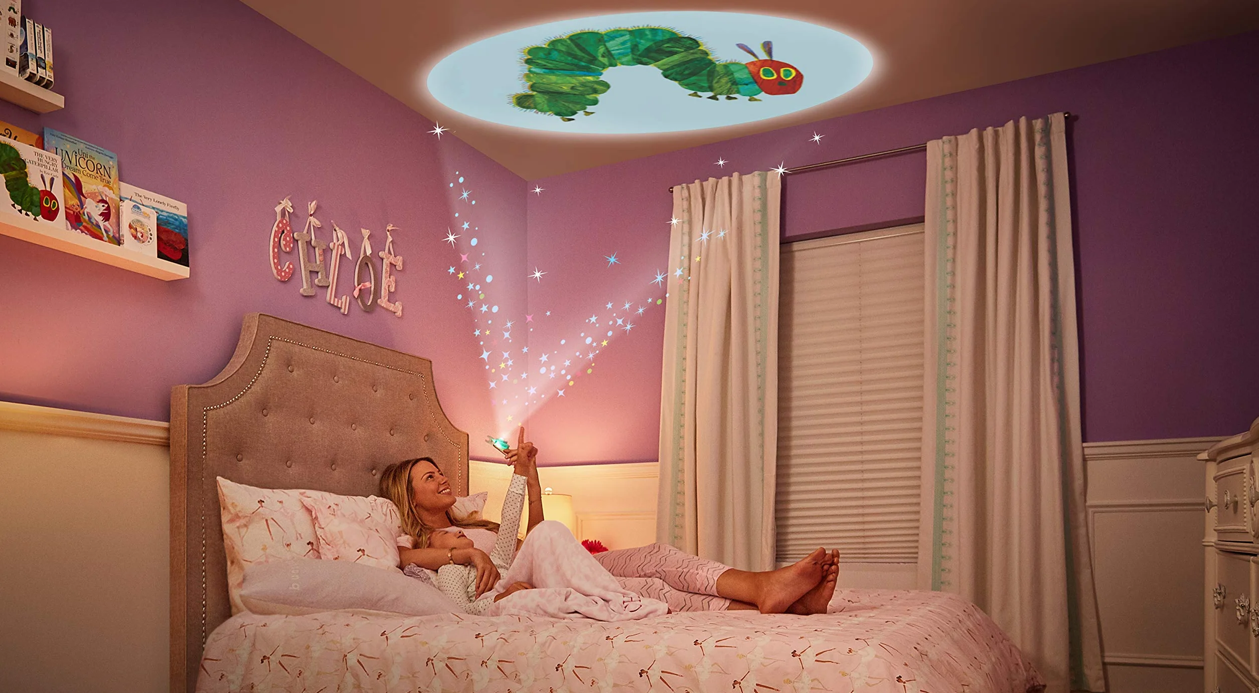 Moonlite 6047227 projektor opowieści dla dzieci, wielokolorowy
