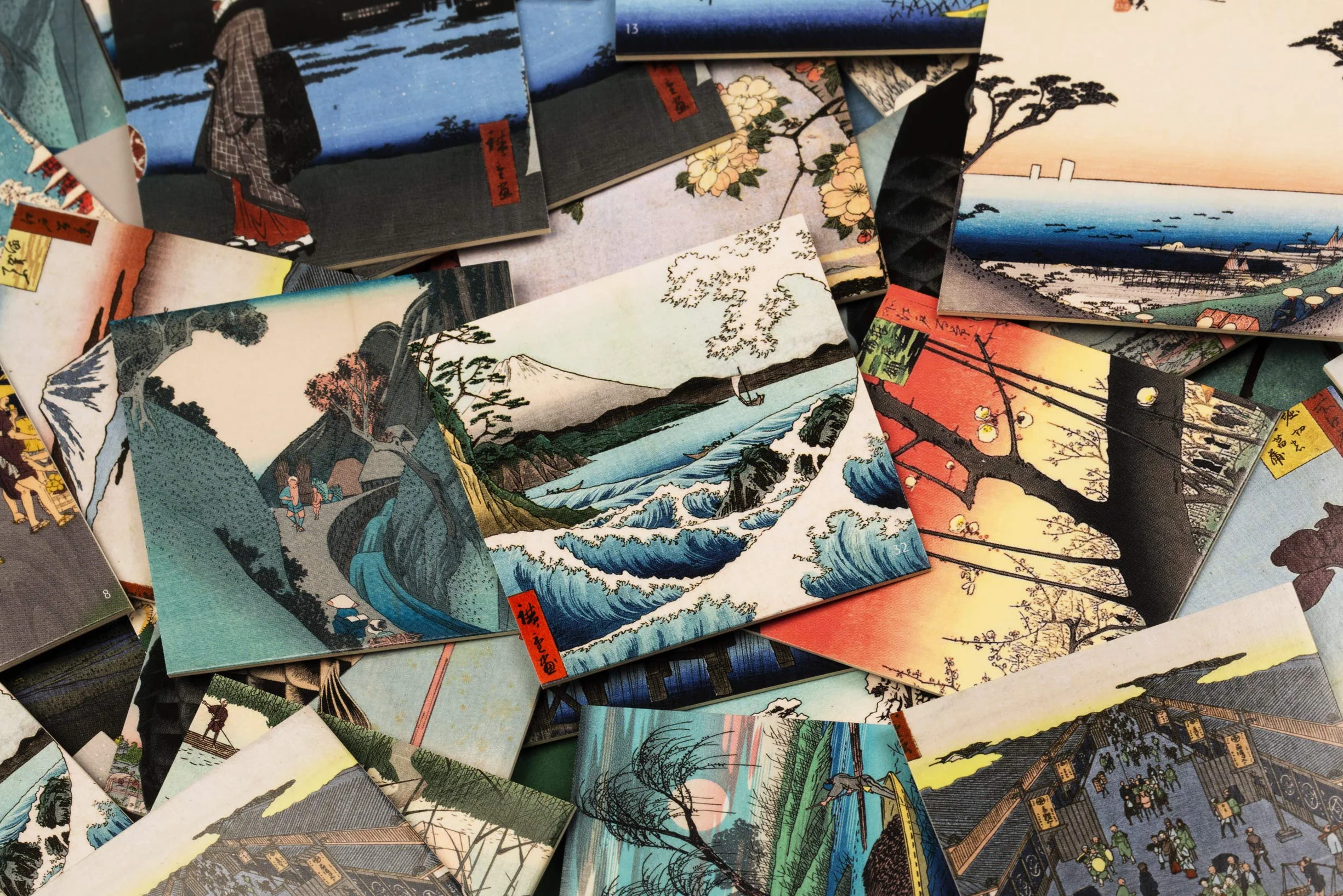 Hiroshige-Memo: Gedächtnisspiel mit 36 Motiven des berühmten japanischen Künstlers