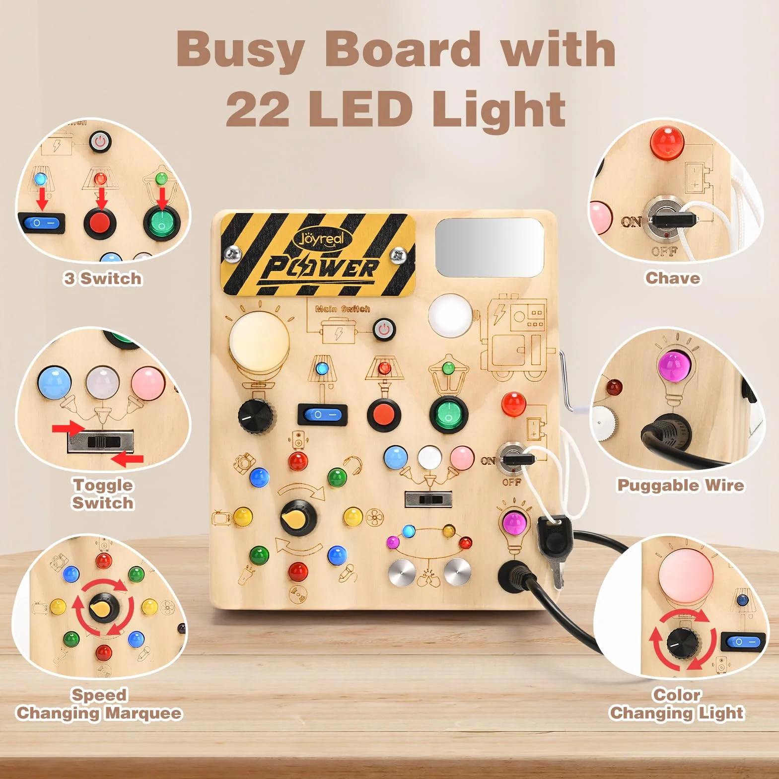 Montessori Busy Board 2 Year Old