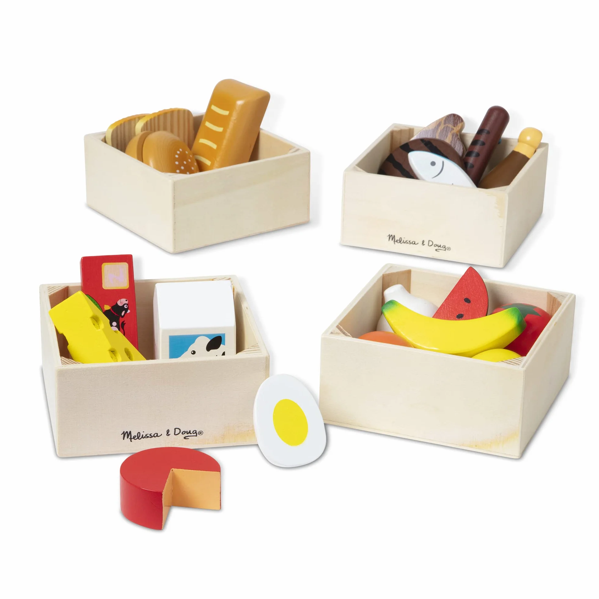 Melissa & Doug Żywność do Zabawy, Wielokolorowy, 16.13 x 53.24 x 79.04 cm; 1 kg
