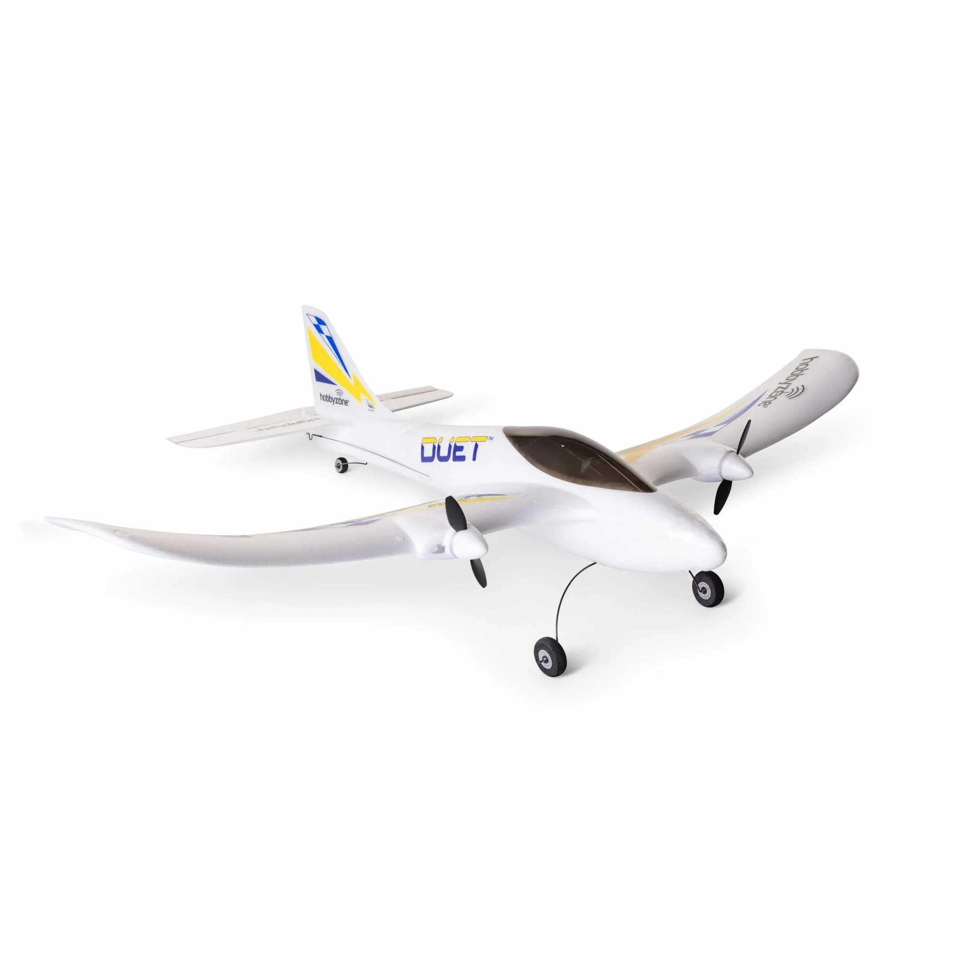 HobbyZone RC Airplane Duet S 2 RTF Everything Needed to Fly is included with Safe HBZ05300