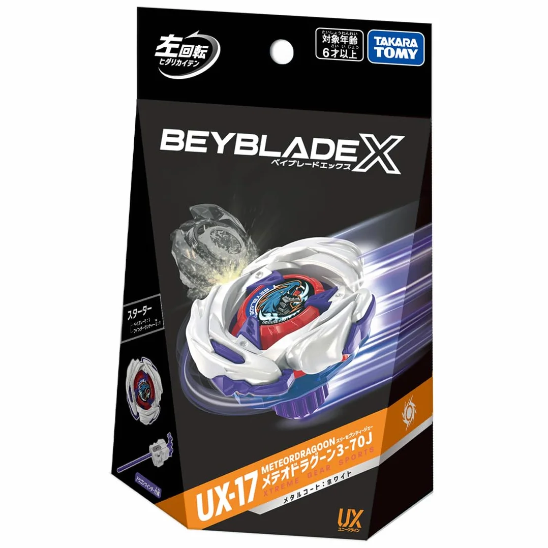 Takara Tomy Beyblade X CX-09, Meteor Dragoon, zestaw startowy, 3-07J