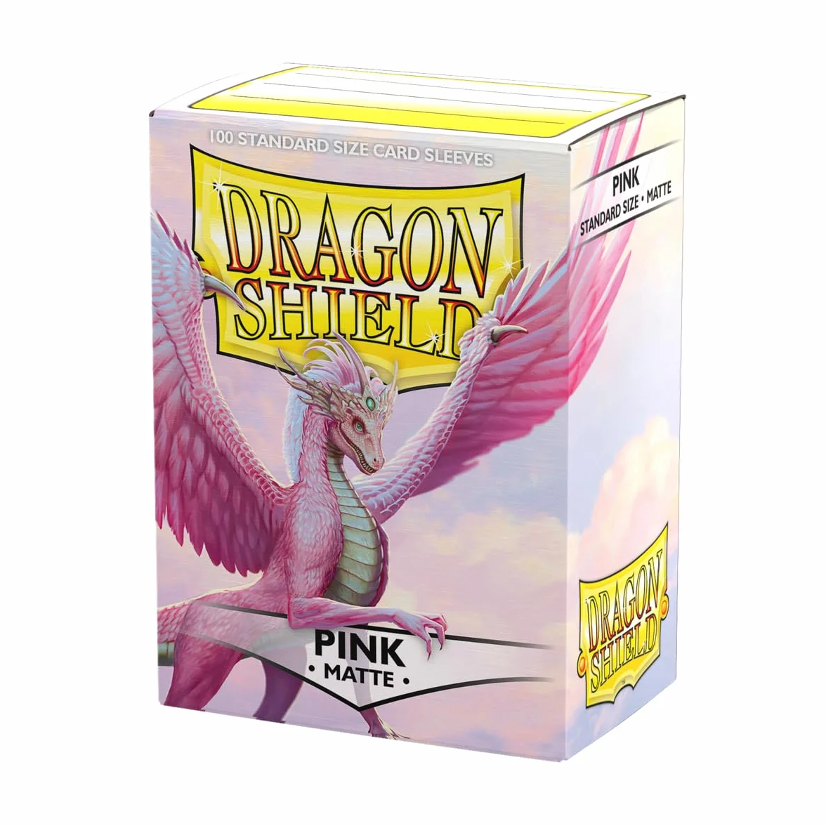 Dragon Shield ART11012 Standard Size Sleeves 100pk-Pink, Matte Pink