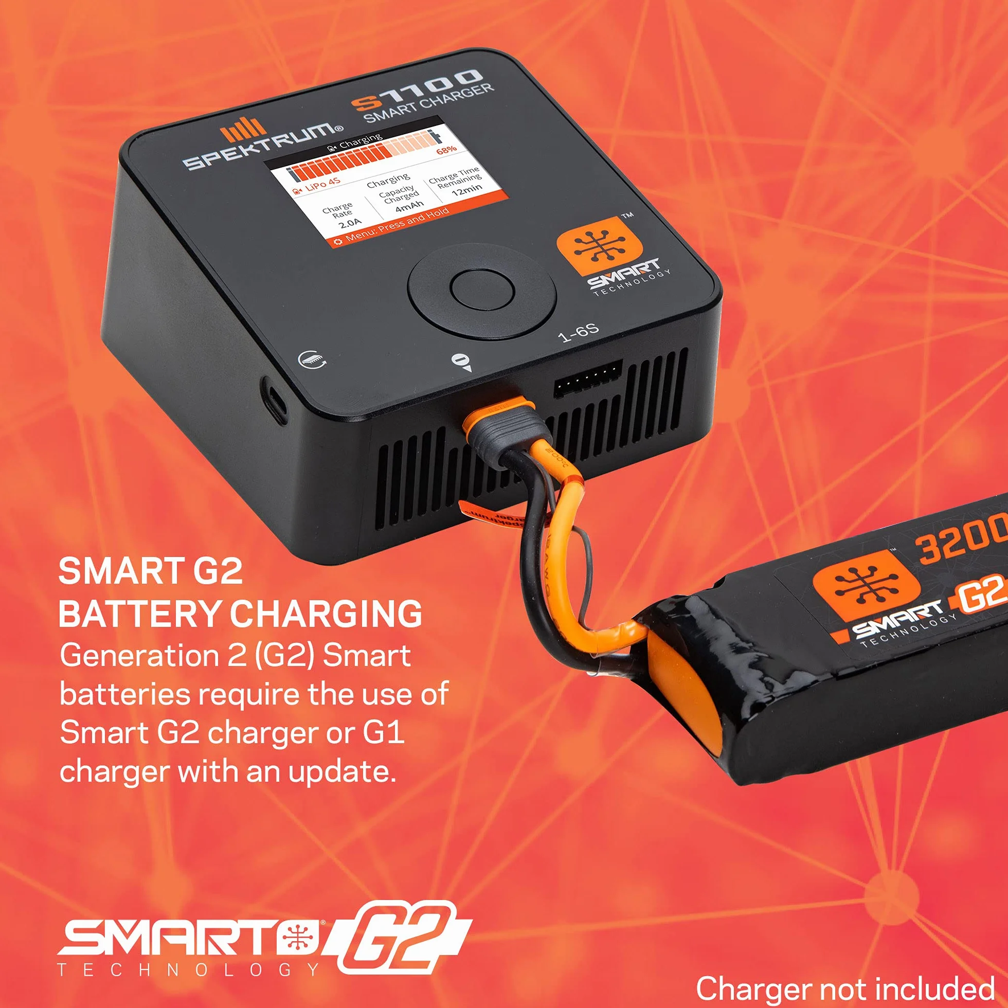 11,1 V 850 mAh 3S 30C Smart G2 akumulator LiPo: IC2