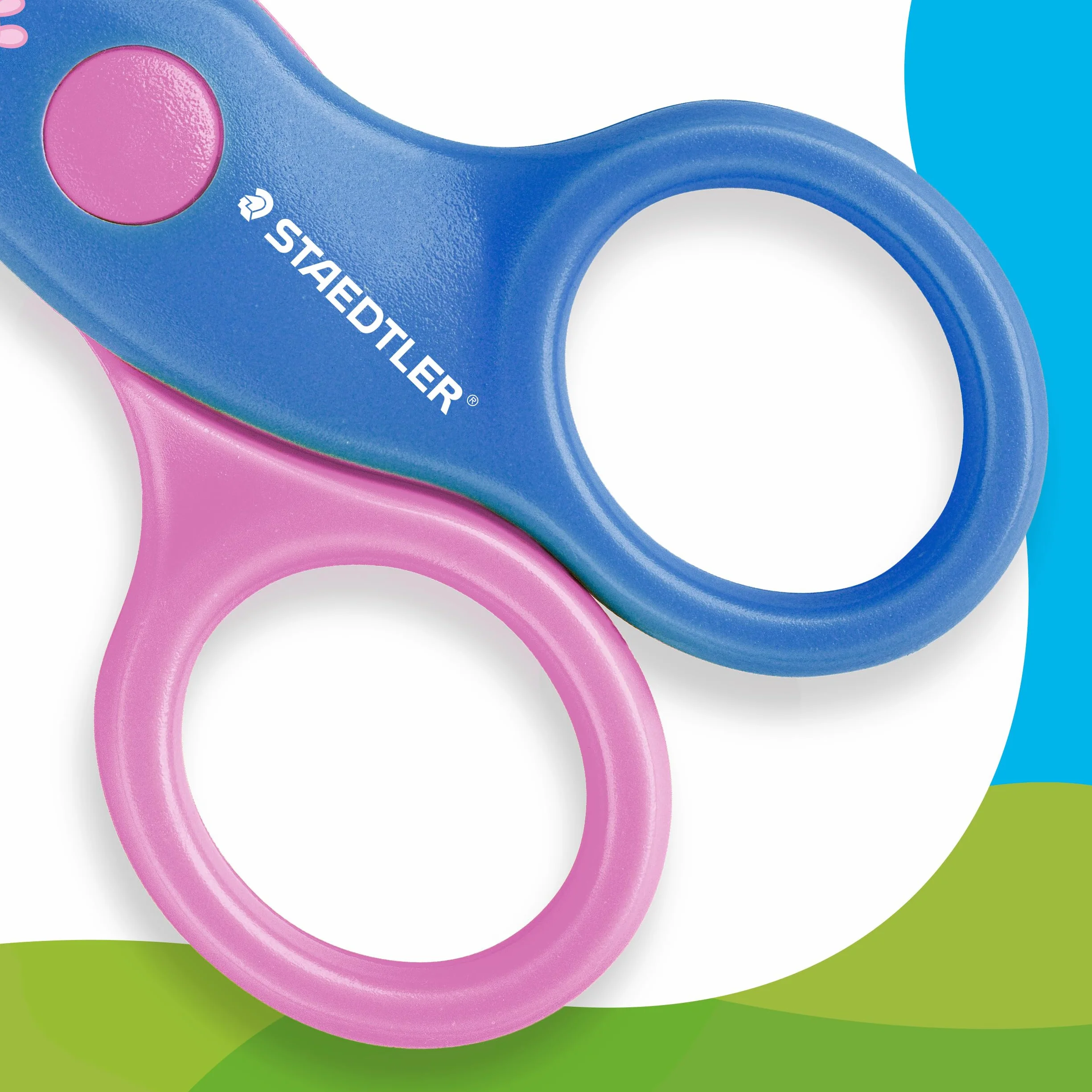 STAEDTLER Świnka Peppa x Noris Nożyczki bezpieczeństwa dla małych dzieci 2+ zajęcia artystyczne 965 40BKL1