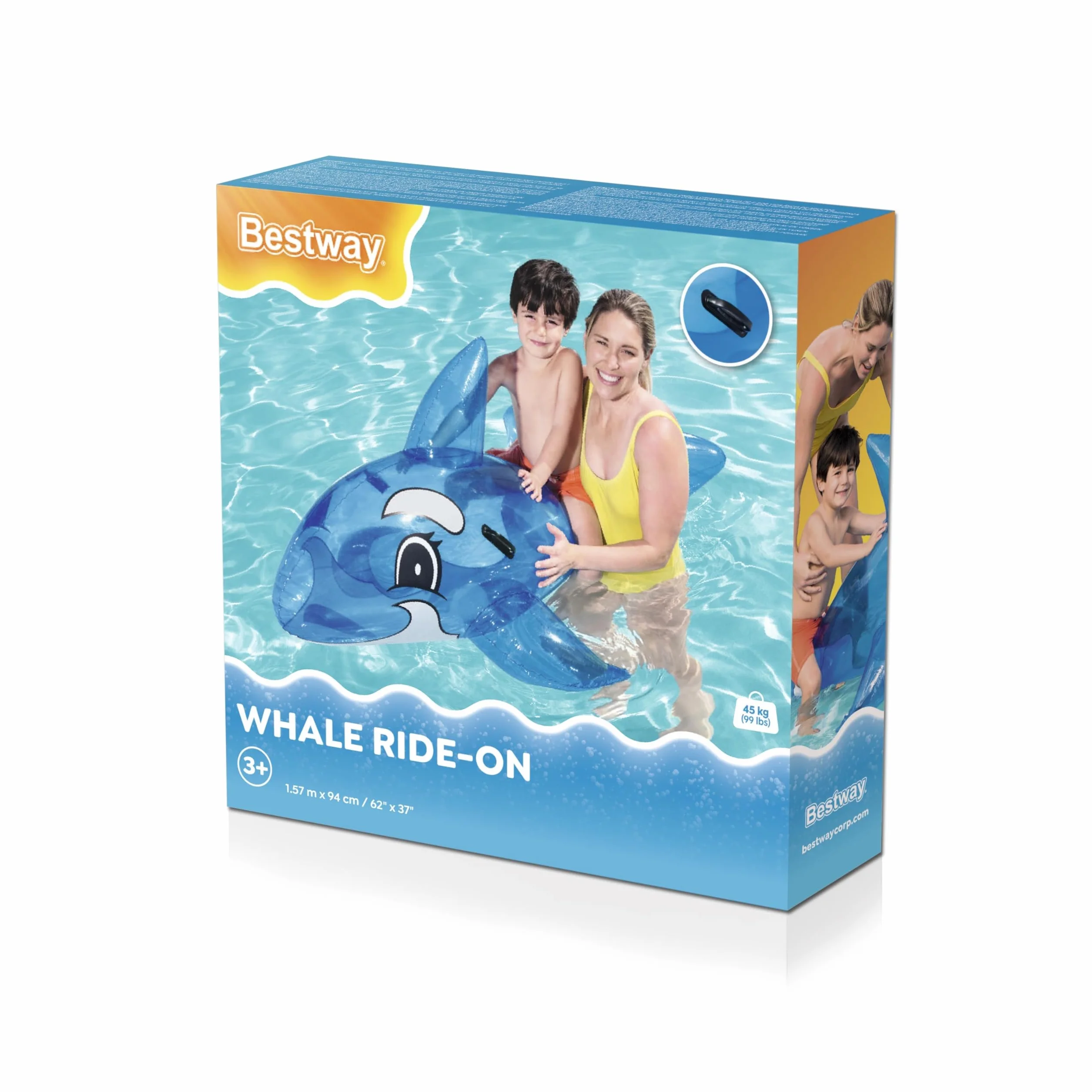 Bestway nadmuchiwana figura do basenu Wieloryba 157 x 94 cm