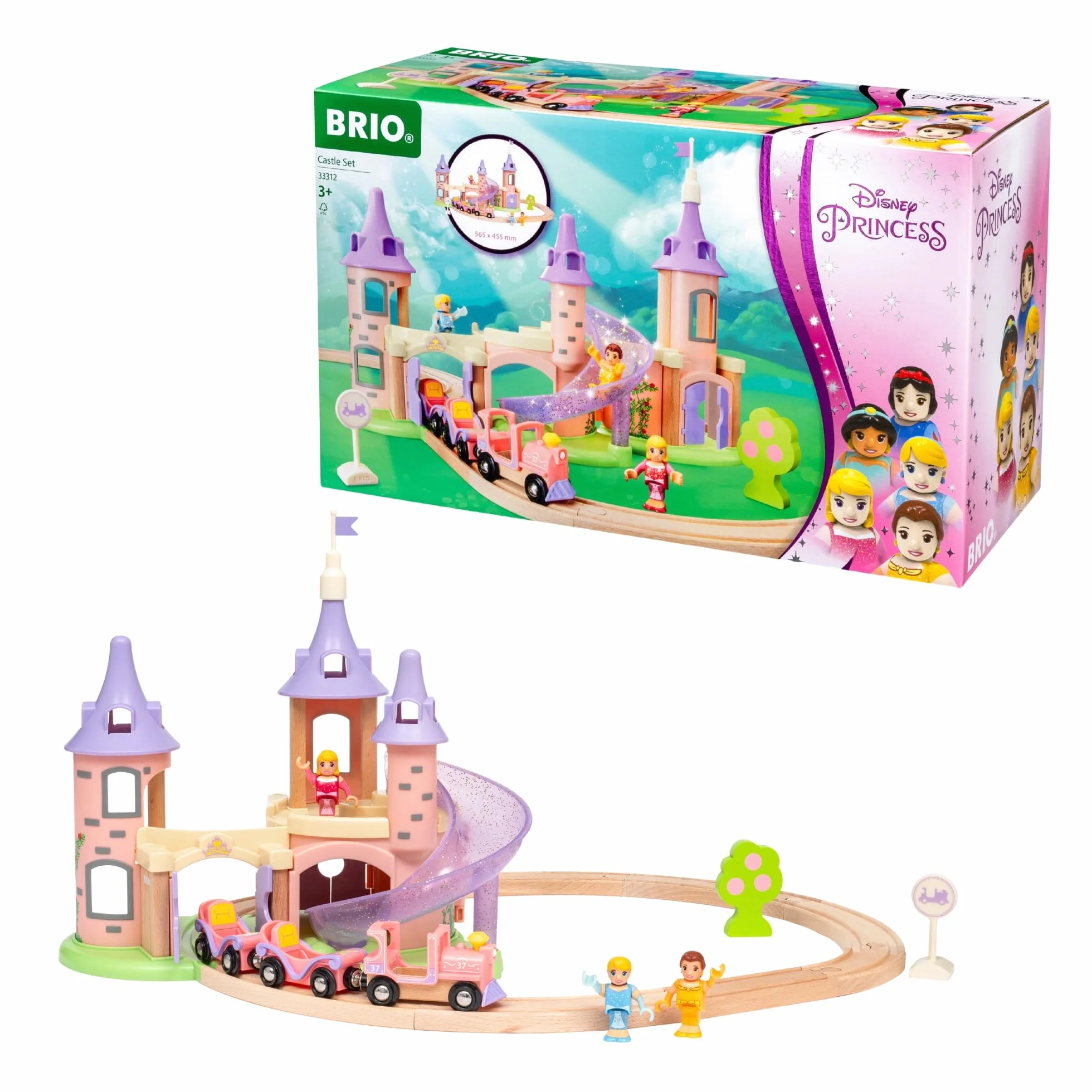 BRIO World - Disney Princesss Dream Schloss zestaw kolejowy