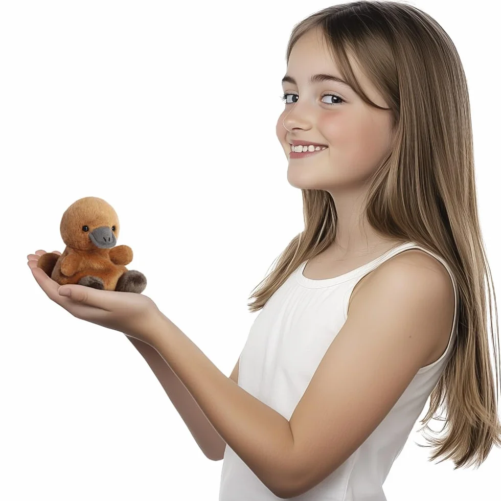 Aurora, 33678, Palm Pals Patty Platypus 5 In, Soft Toy, Brown