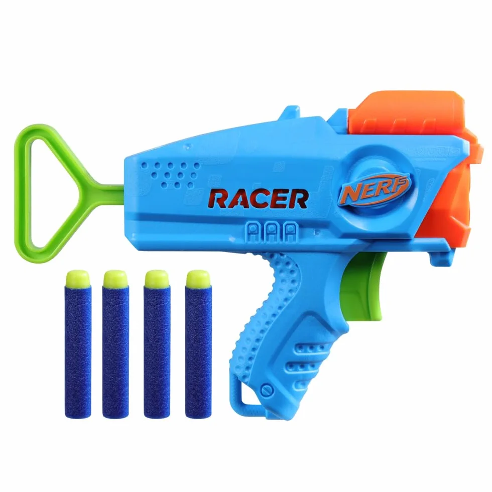 Nerf Elite Junior Racer Easy Play Dart-Blaster