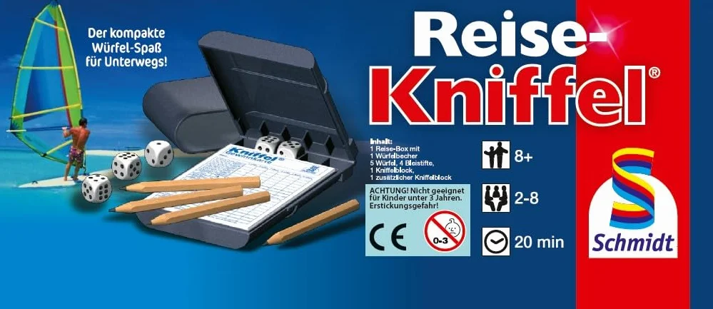 Reise-Kniffel: Klever knobeln. Für 2-8 Spieler ab 8 Jahren