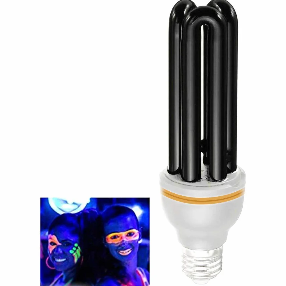 Światło UV, E27 UV ultrafioletowe fluorescencyjne światło CFL żarówka klub nocny Bar bakteriobójcza zabijająca światło do domu biura