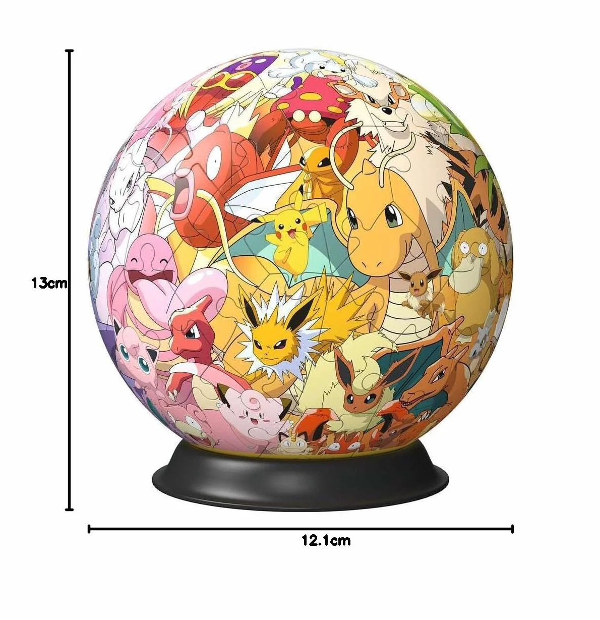 Ravensburger Puzzle 3D Kula Pokemon Postacie