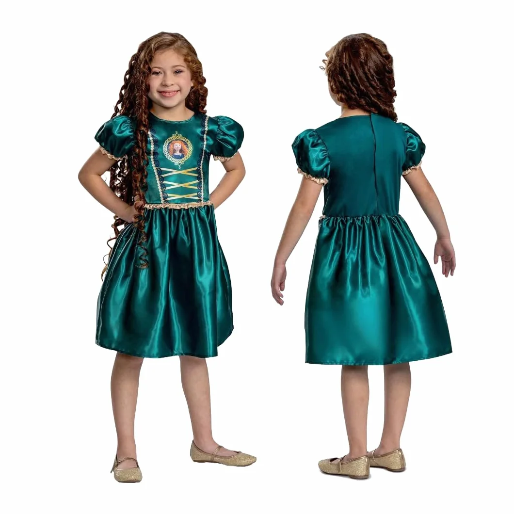 Disney Kostium Merida Standardowy Dziewczynka Sukienka Oficjalna Rebeliantów Disney Dziewczynki Dostępne Rozmiar XS, S, M