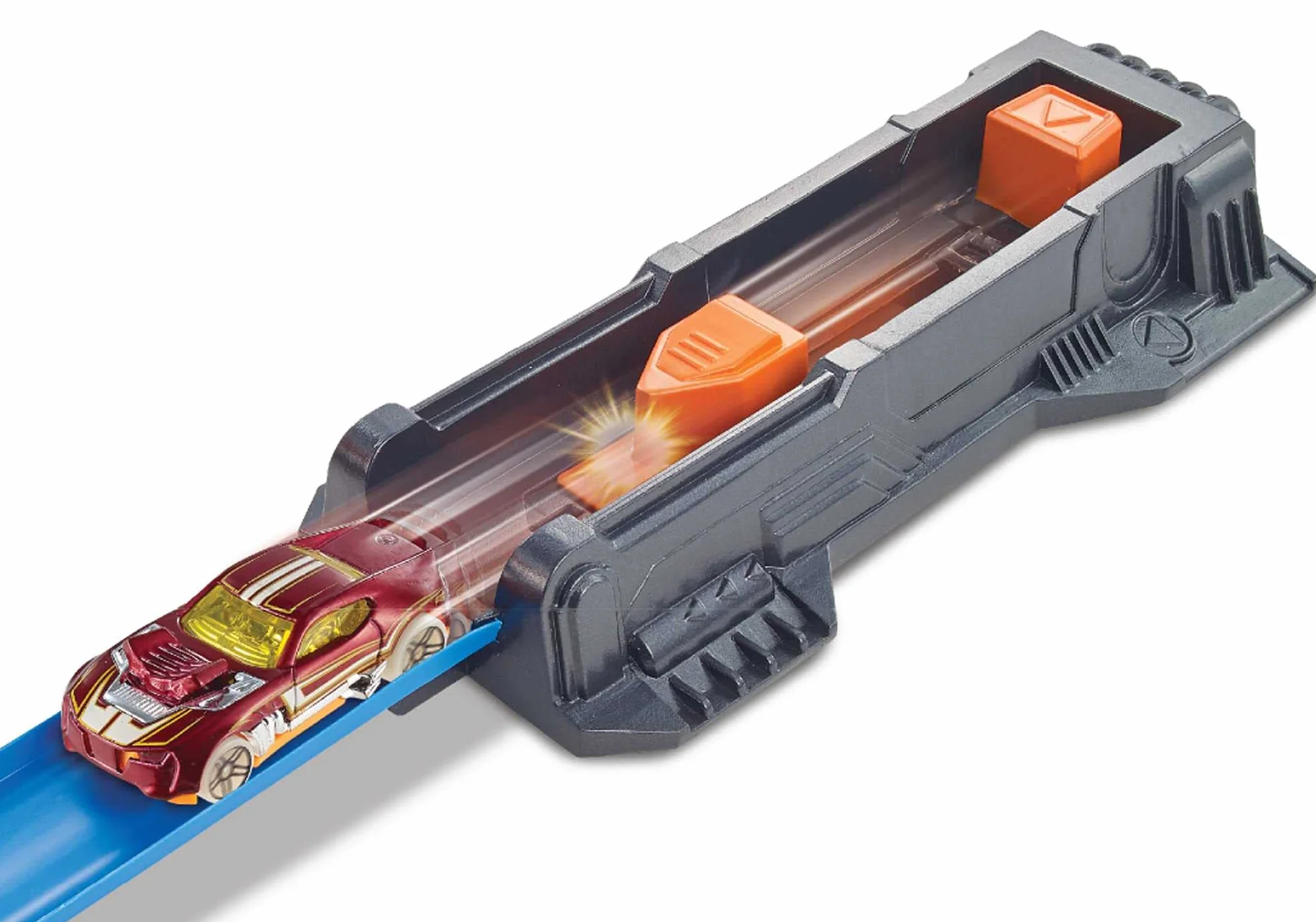Hot Wheels Pętle grozy Zestaw torów z napędem, FTB65