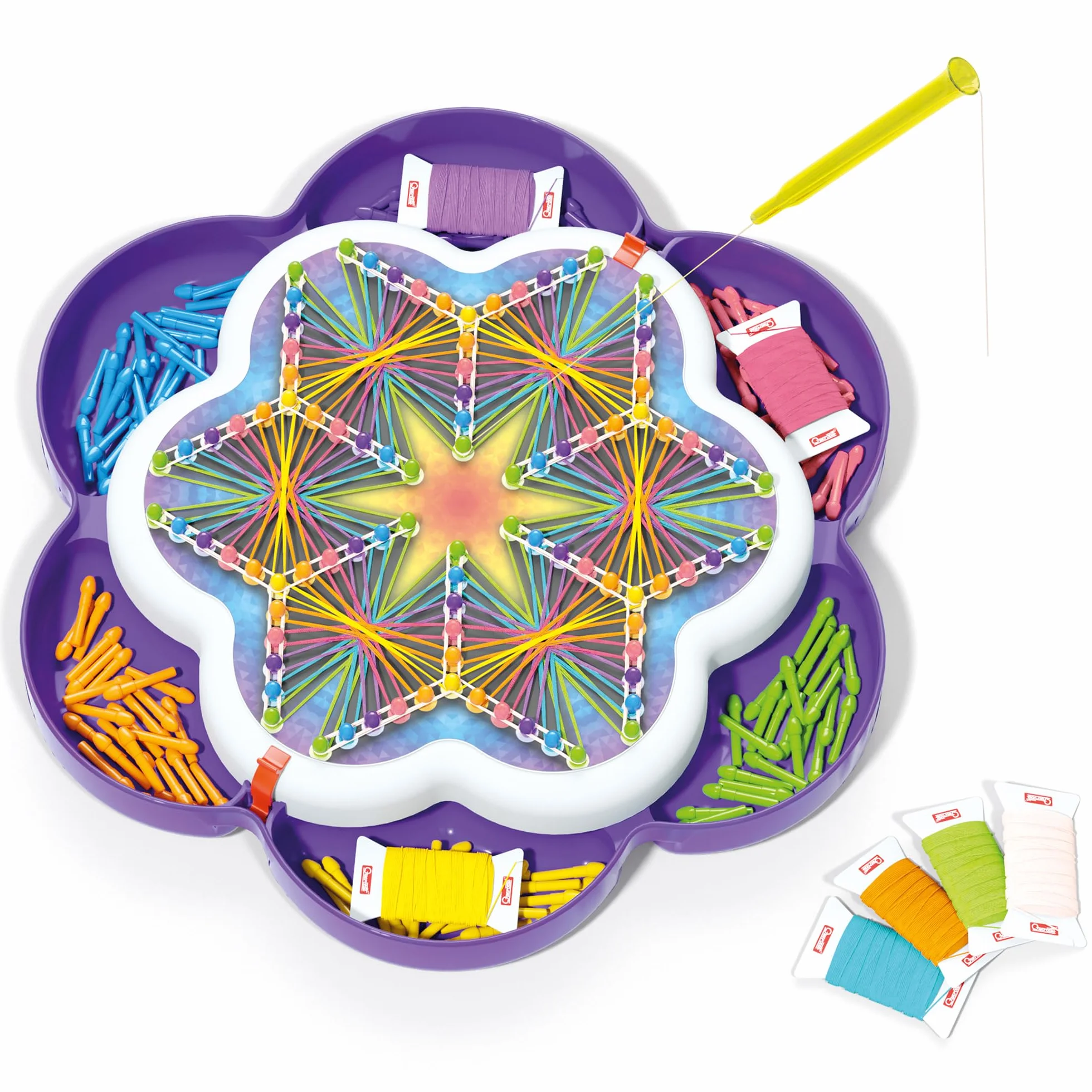 QUERCETTI 2850 Fantasy Quercetti-2850 String Art Mandala mandale dla dzieci, wielokolorowe