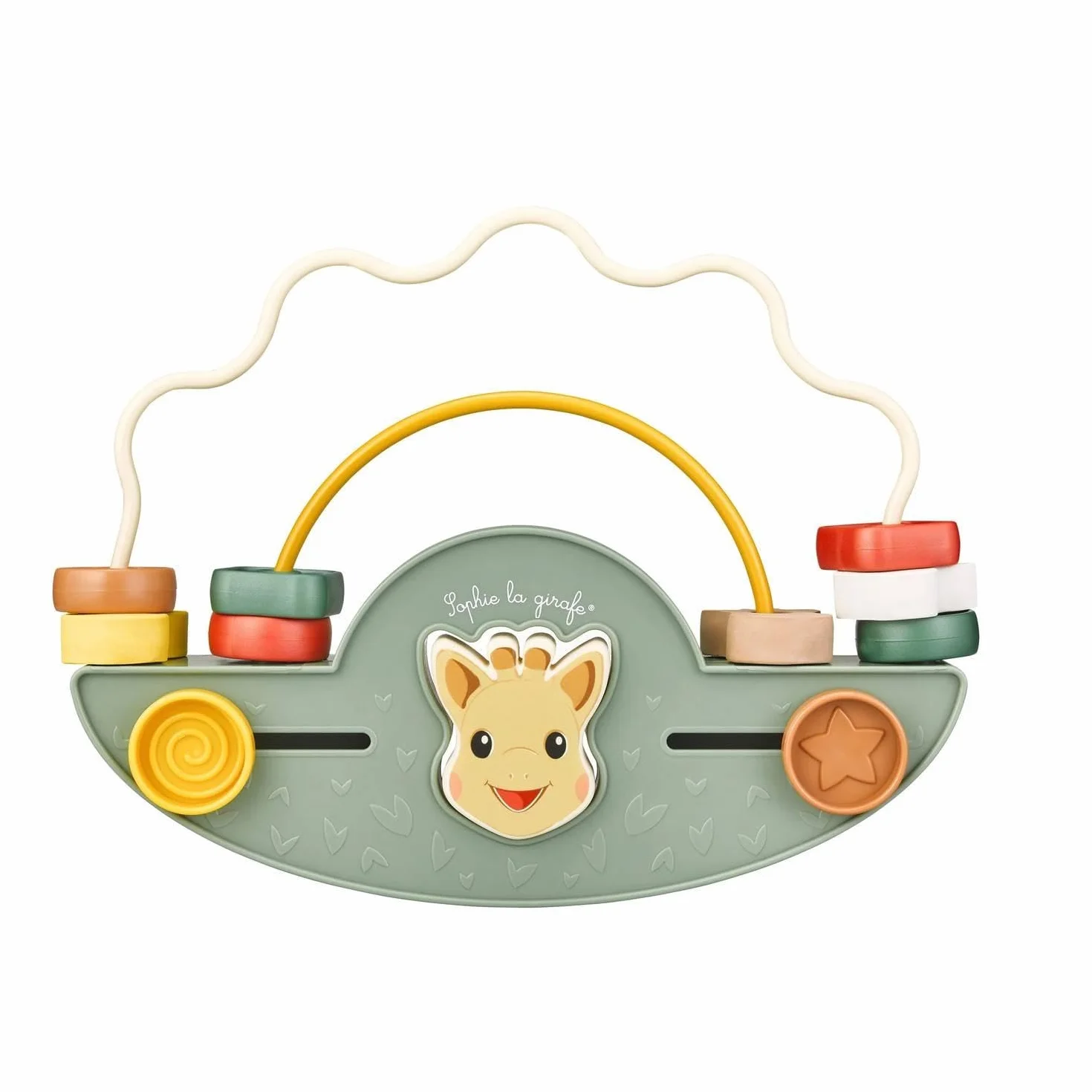 Sophie la Girafe - Edukacyjna drewniana kula dla niemowląt - gra motoryczna i budząca