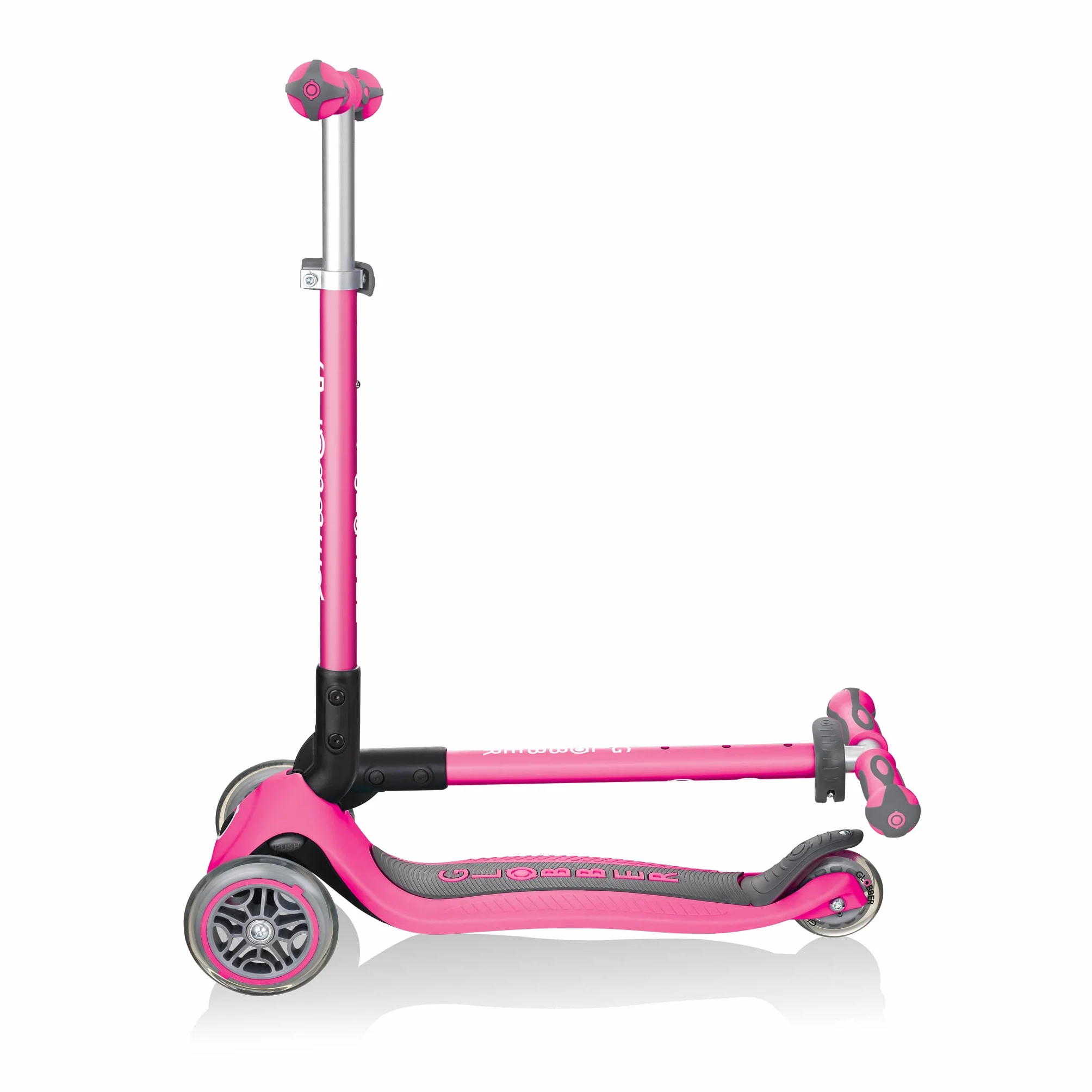 Globber GO•UP Deluxe 3-kołowa hulajnoga skalowalna z siedziskiem dla dzieci od 15 m+ do 6 lat