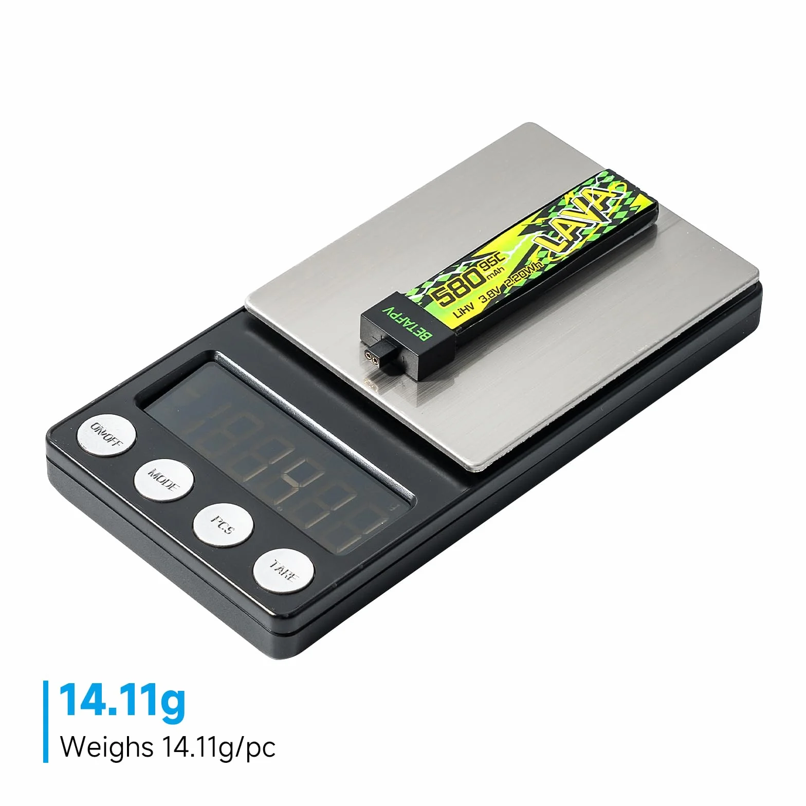 BETAFPV 4 szt. LAVA II 1S 580 mAh bateria 3,8 V 95C LiHV ze złączem BT2.0 kompatybilna z dronem 1-2S Tiny Whoop Drone Quadcopter Like Air75, Meteor75 Pro, Cetus Pro, Cetus X bezszczotkowe drony