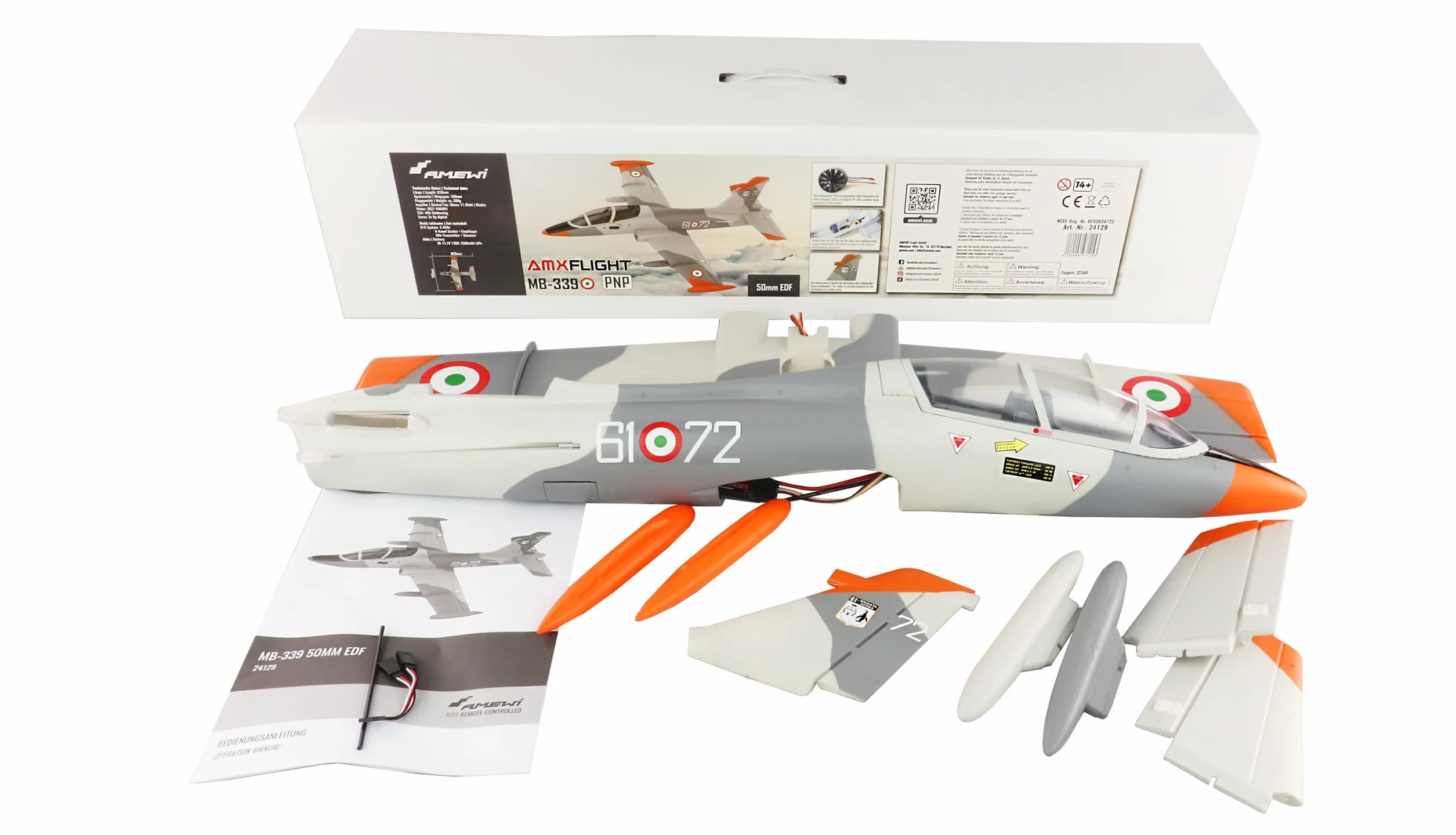 Amewi AMXFlight MB-339 820 mm EDF Jet PNP