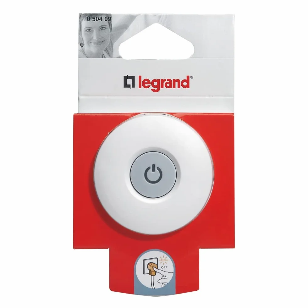 Legrand 050409 Włącznik, Biały, ‎7 x 7,5 x 12,5 cm; 78 g