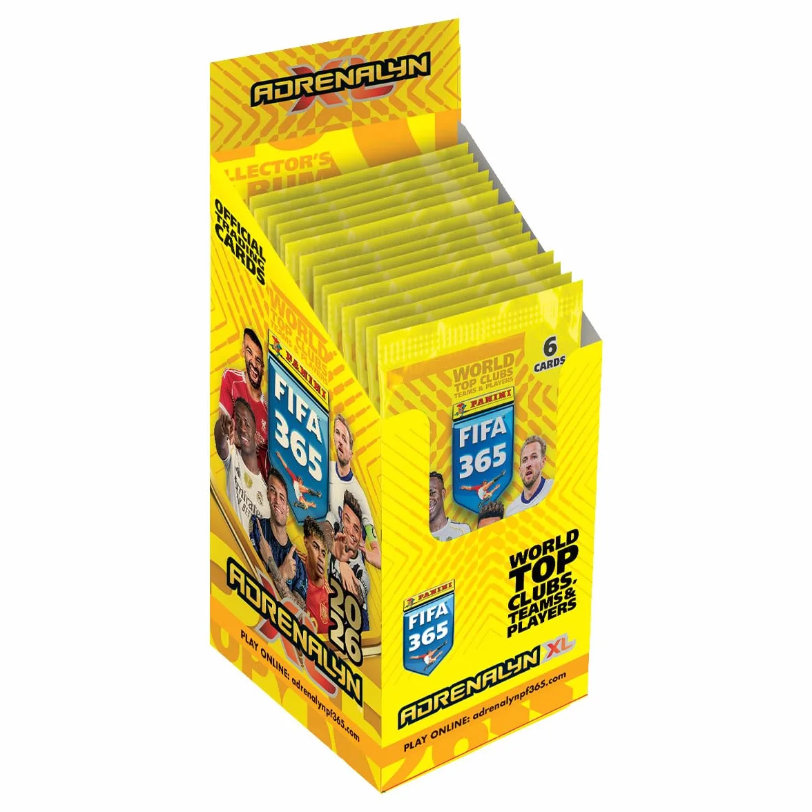 Panini FIFA 365 Adrenalyn XL 2026 Karty kolekcjonerskie pudełko 24 paczki