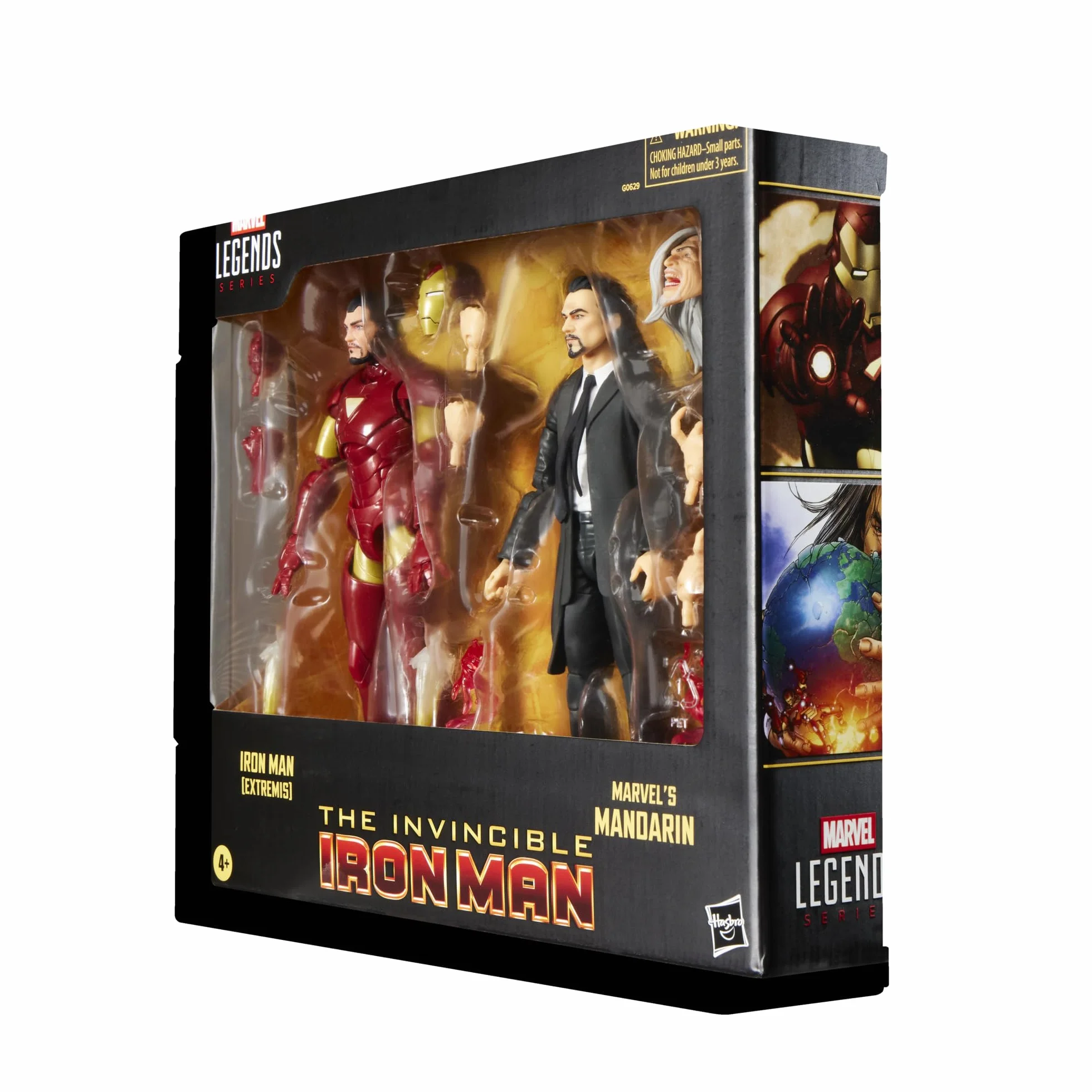 Iron Man (Extremis) i Mandaryn z serii Marvel Legends, 15-centymetrowe figurki kolekcjonerskie z komiksów Avengers
