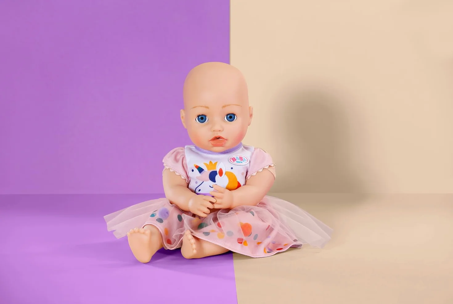 BABY born 871720 Sukienka z jednorożcem z tutu 43 cm