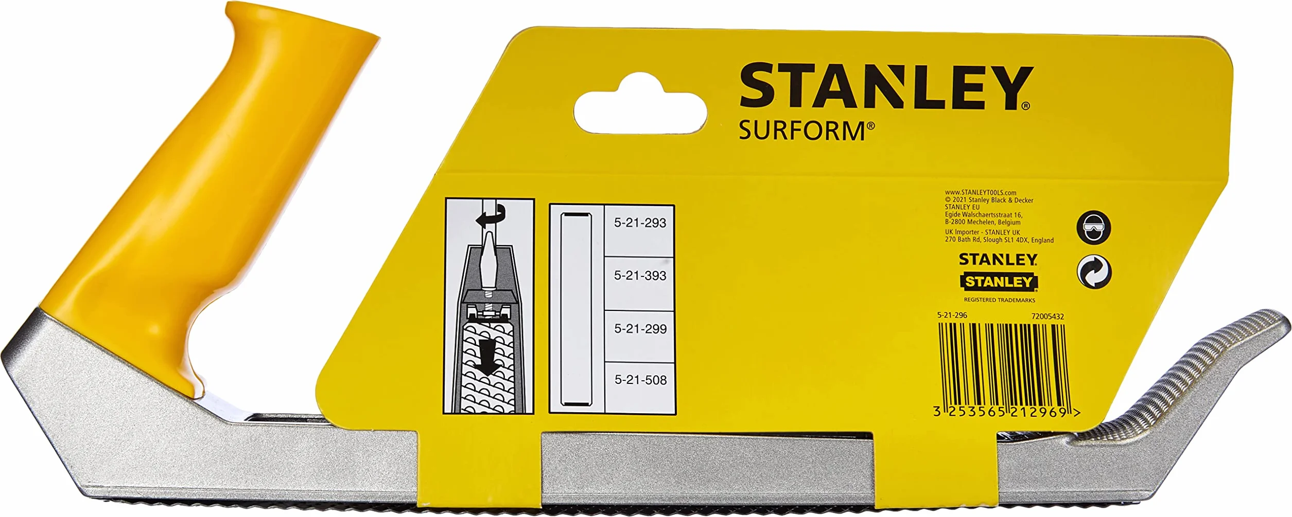 Stanley, Surform strug ręczny do drewna z korpusem metalowym, 5-21-296