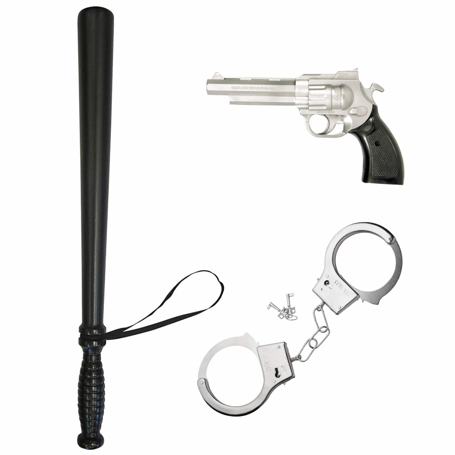 COM-FOUR® Trzyczesciowy zestaw kostiumów dla dzieci „Police” - idealny na Mardi Gras, Karnawal, Halloween lub urodziny