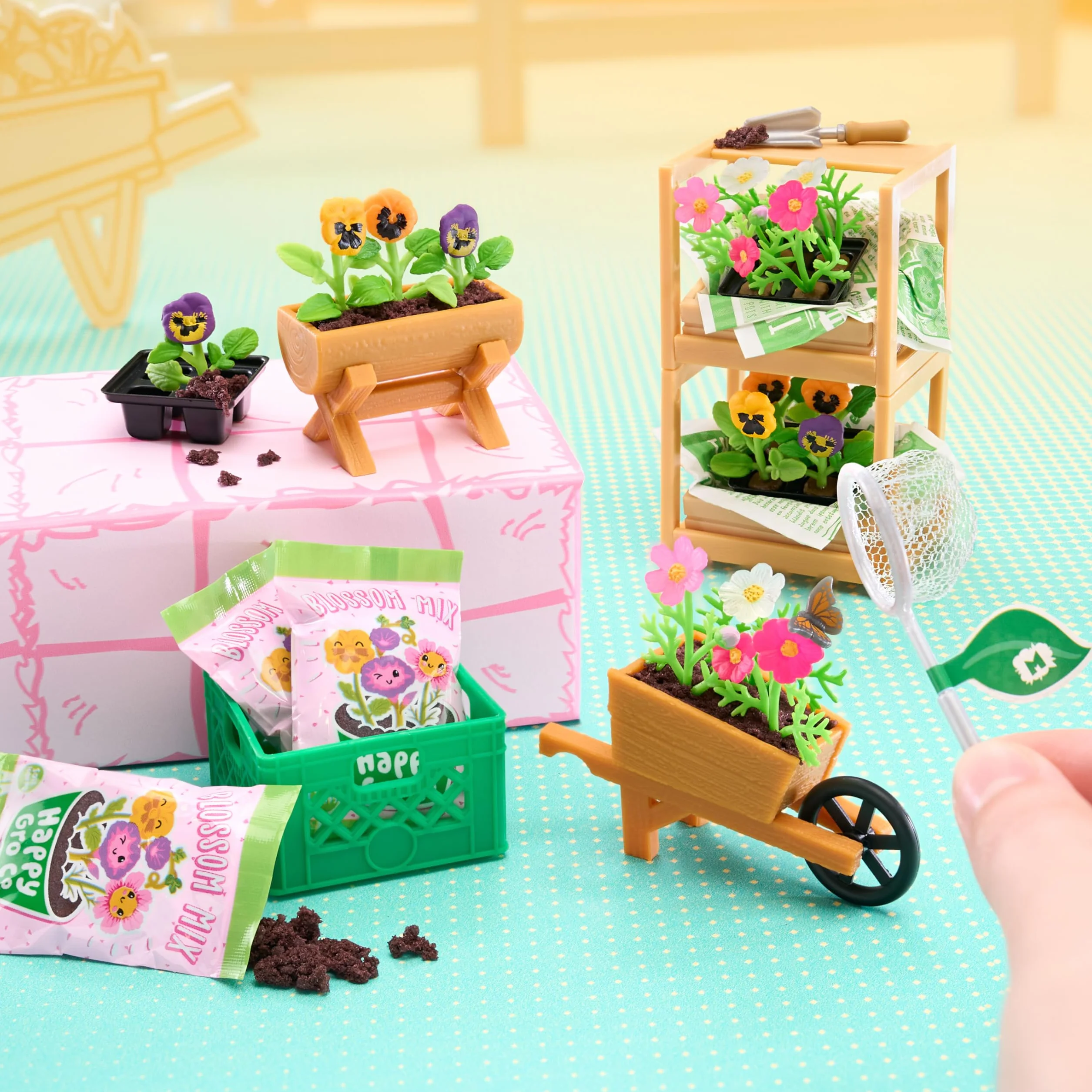 MGA's Miniverse Make It Mini Nature Series 3 - Mini Przedmioty Kolekcjonerskie, Rękodzieło DIY, Repliki Roślin, Zabawkowe Kwiaty, dla Kolekcjonerów i Dzieci w Wieku 8+