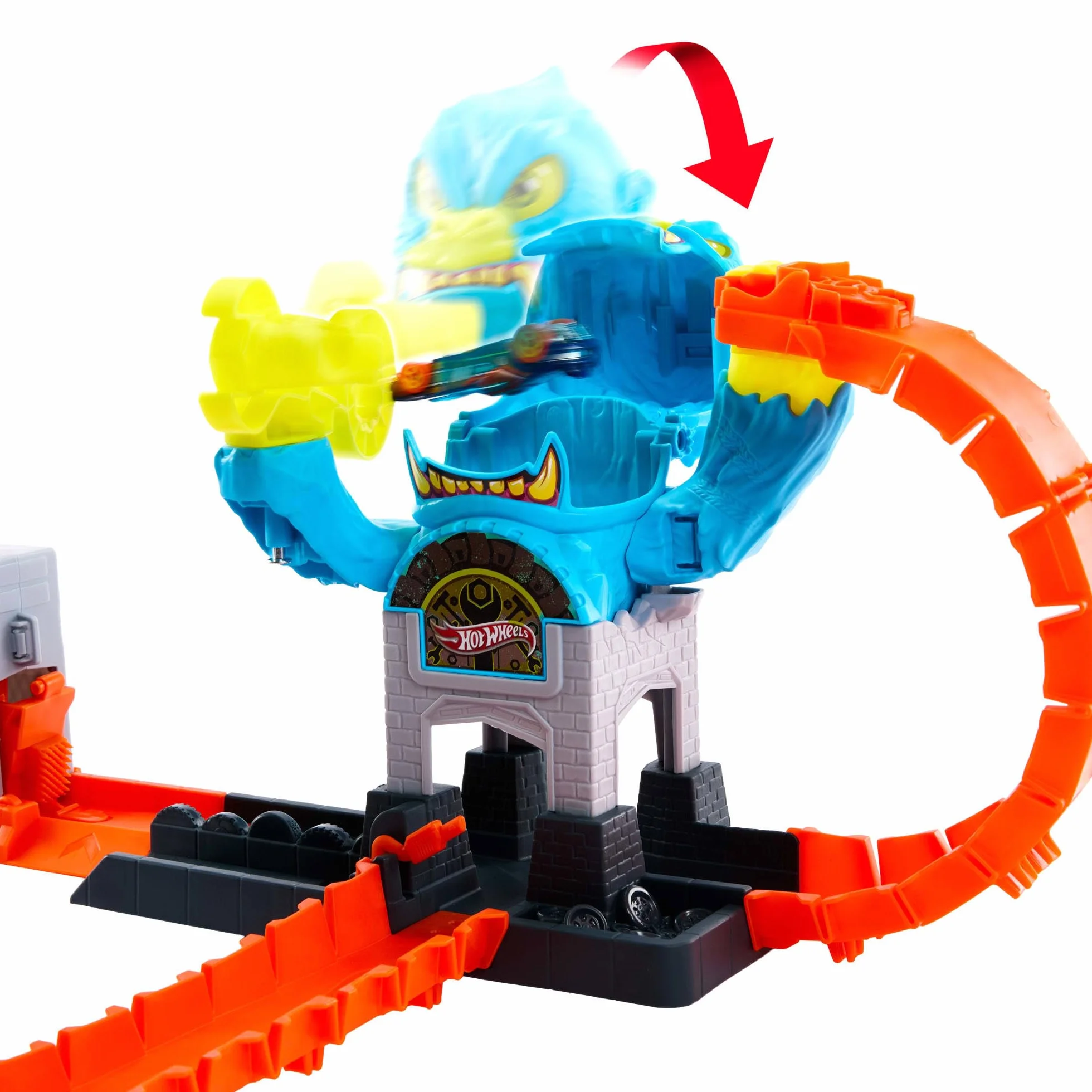 Hot Wheels City Głodny Goryl Zestaw Tor Samochód 1:64 JHL92