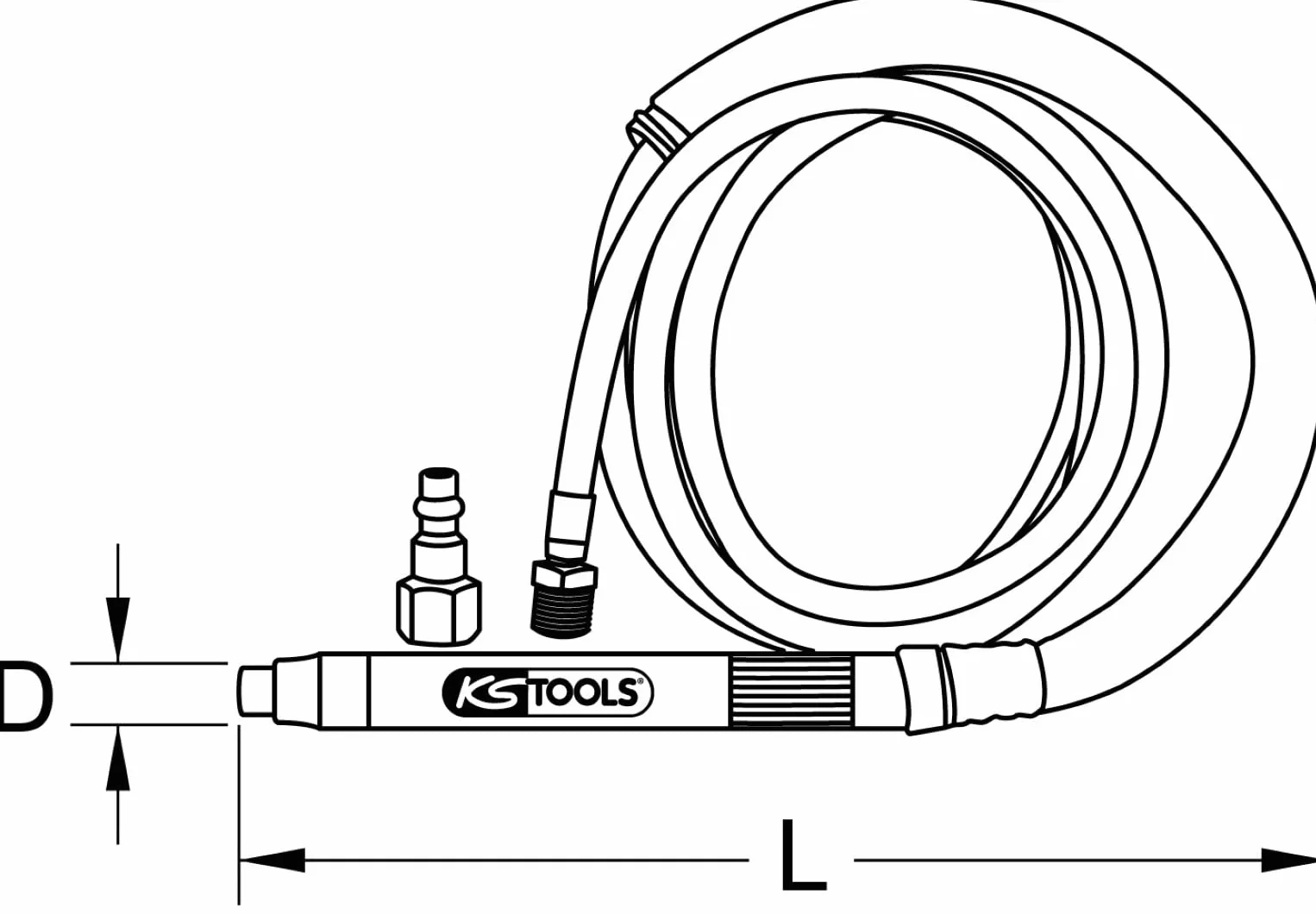 KS Tools 515.3198 Szlifierka pneumatyczna mini, 70 000 obr/min