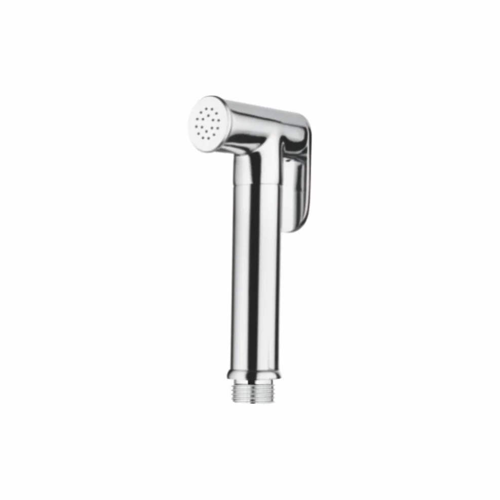 Ibergrif M20283 Bidet Opryskiwacz, Mosiądz Prysznic Artichoke dla WC, Chrome, Silver, Brak zaworu