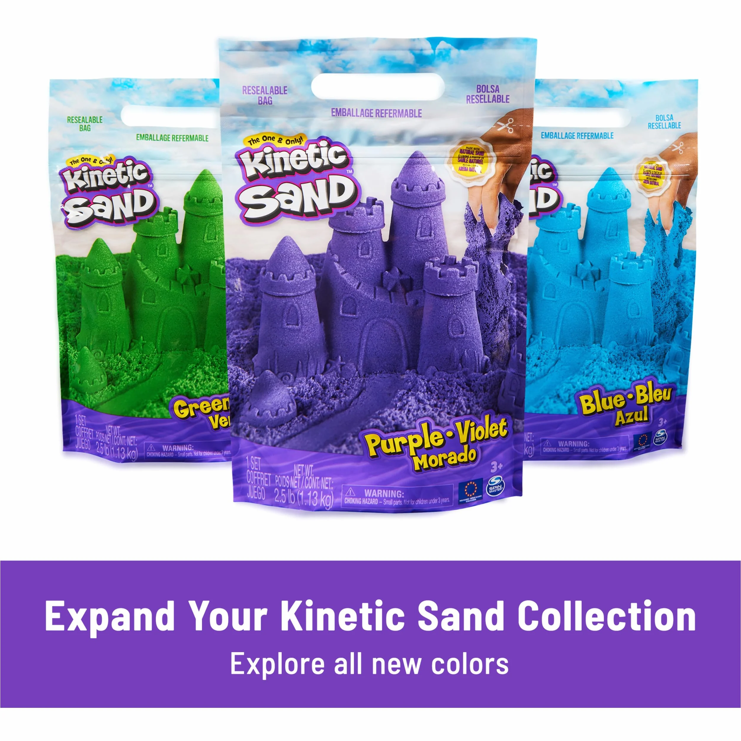 Kinetic Sand - Zgniataj i twórz
