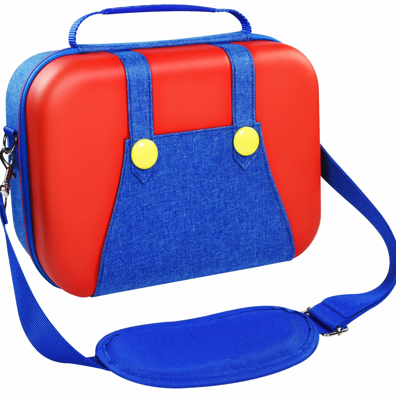 ivoler pokrowiec transportowy kompatybilny z przełącznikiem Nintendo, Deluxe do przechowywania, torba podróżna, twarda obudowa antywstrząsowa, z 18 wkładami do gier i akcesoriami